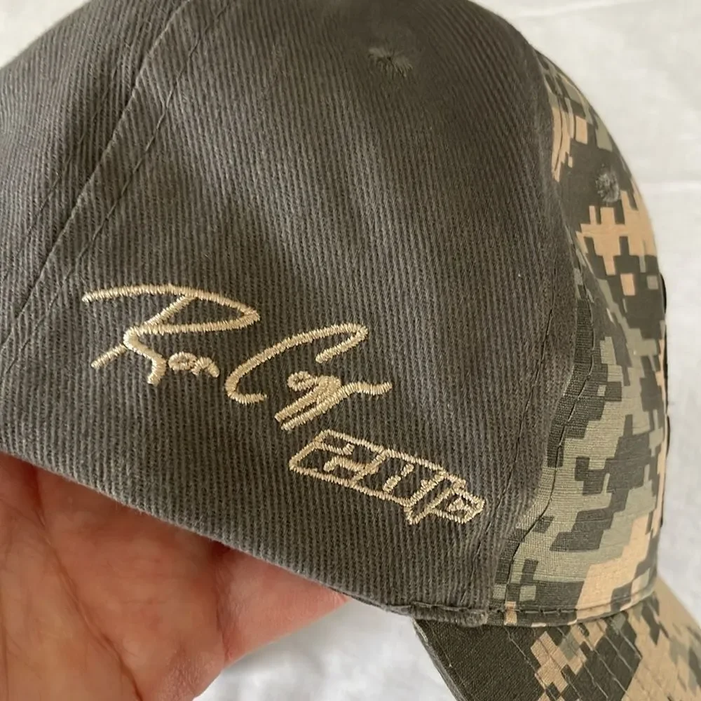 Napa Racing camo hat Chase Elliot &  Ron Capps NASCAR Fallen Heroes